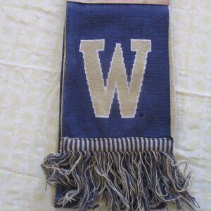 Washington College UW School Spirit Two Sided Scarf NWT